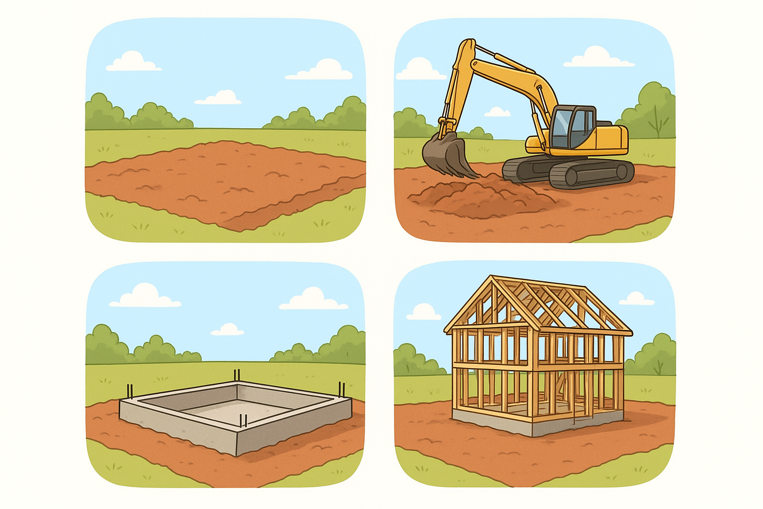 إنشاء مشروع بناء جديد لقطعة - مشروع بناء جديد في المنطقة الجنوبية…