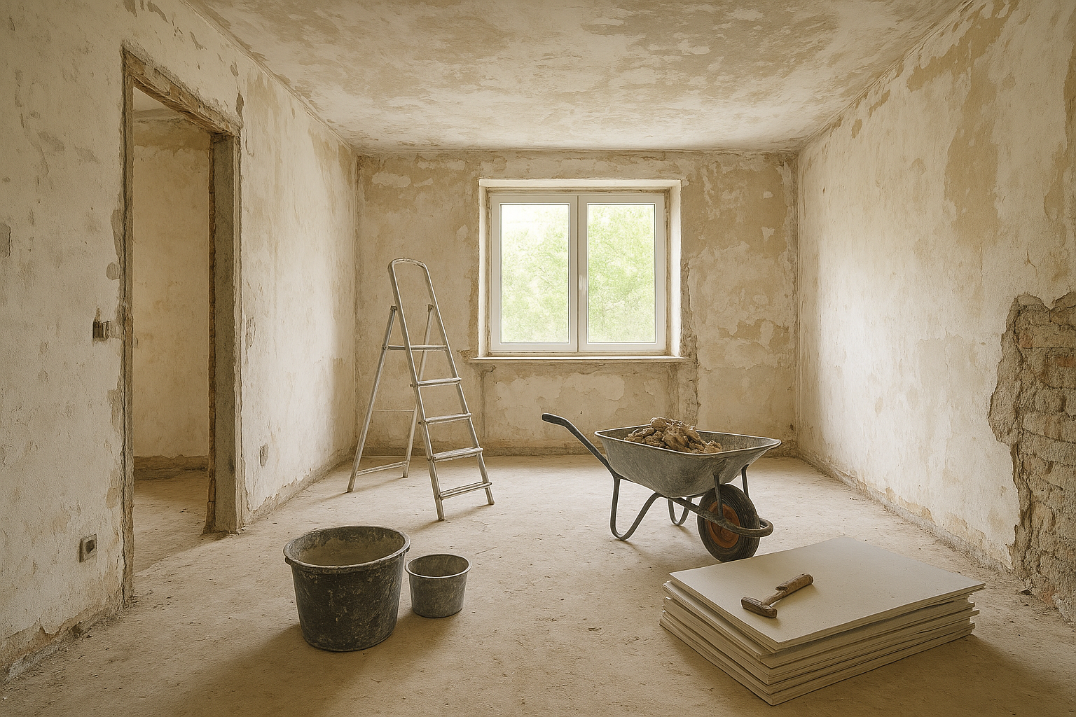 عنوان ترميم الشقة: خطة تحديث - مشروع ترميم وصيانة في المنطقة الغرب…