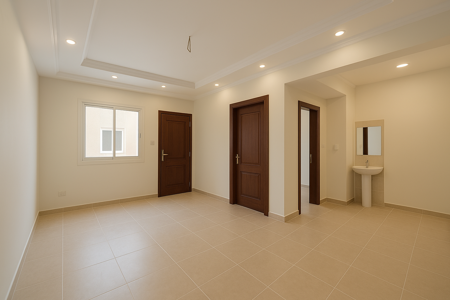 تشطيب دور كامل: بلاط، جبسيات، - مشروع تشطيب في المنطقة الجنوبية لد…