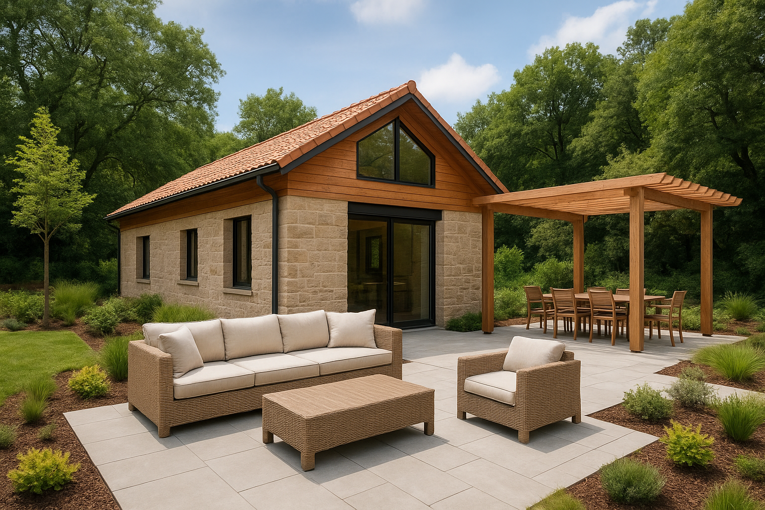 مشروع ترميم وتجديد استراحة متكاملة - مشروع تشطيب في المنطقة الغرب…