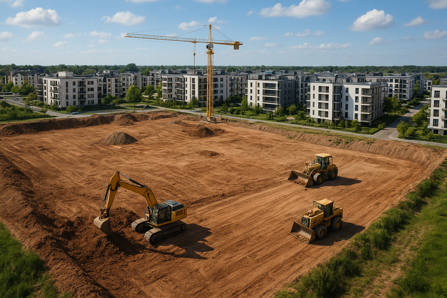 تطوير قطعة أرض جديدة للبناء - مشروع بناء جديد في المنطقة الشرقية ل…