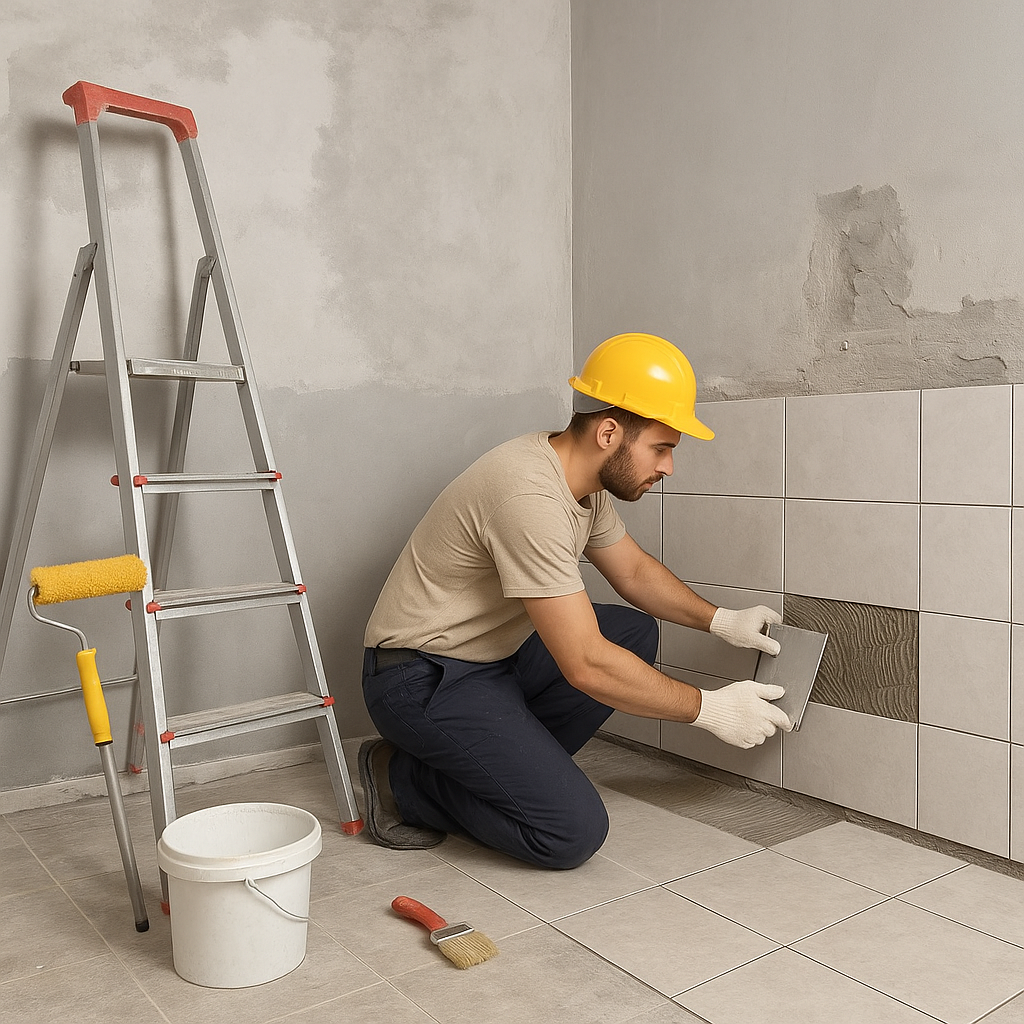 مشروع صيانة وتجديد شامل لشقة: - مشروع ترميم وصيانة في المنطقة الغر…