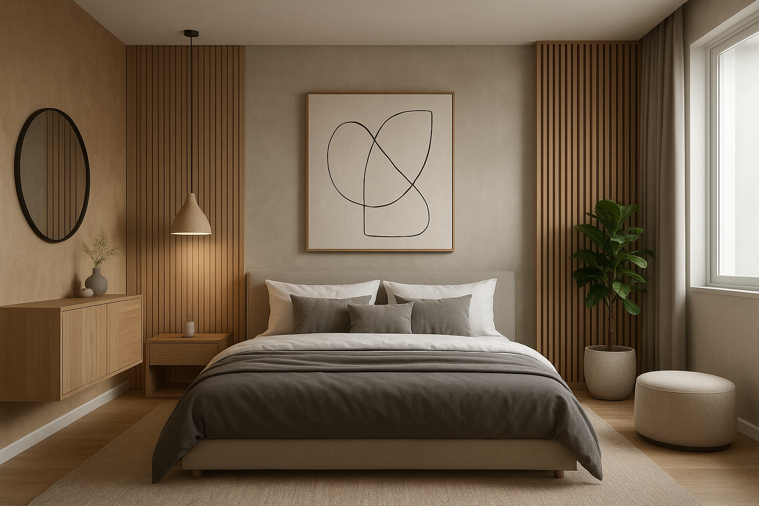 تحسين وتحديث ديكور غرفة نوم - مشروع ديكور في المنطقة الوسطى لدى بو…