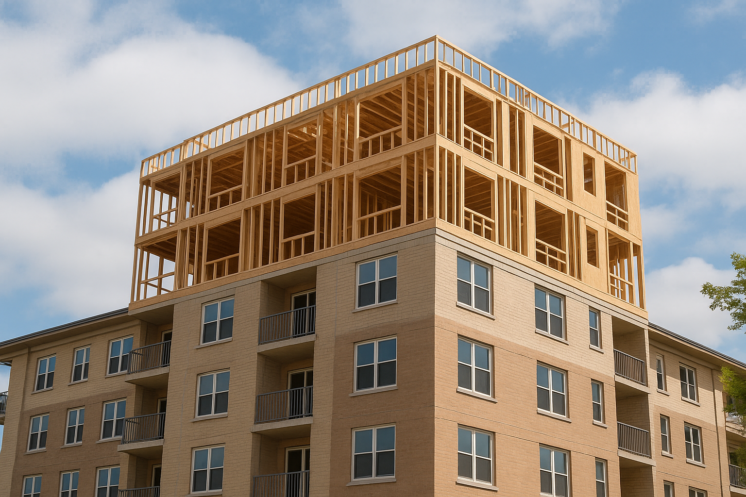 إضافة شقق جديدة فوق الطابق - مشروع بناء جديد في المنطقة الوسطى لدى…