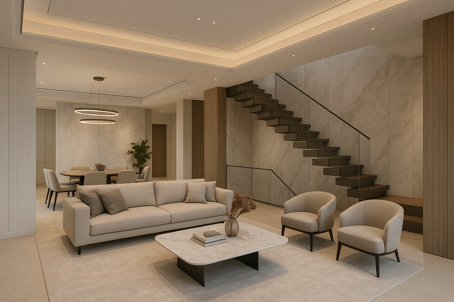 عنوان مشروع تصميم داخلي لفلة - مشروع ديكور في المنطقة الوسطى لدى ب…