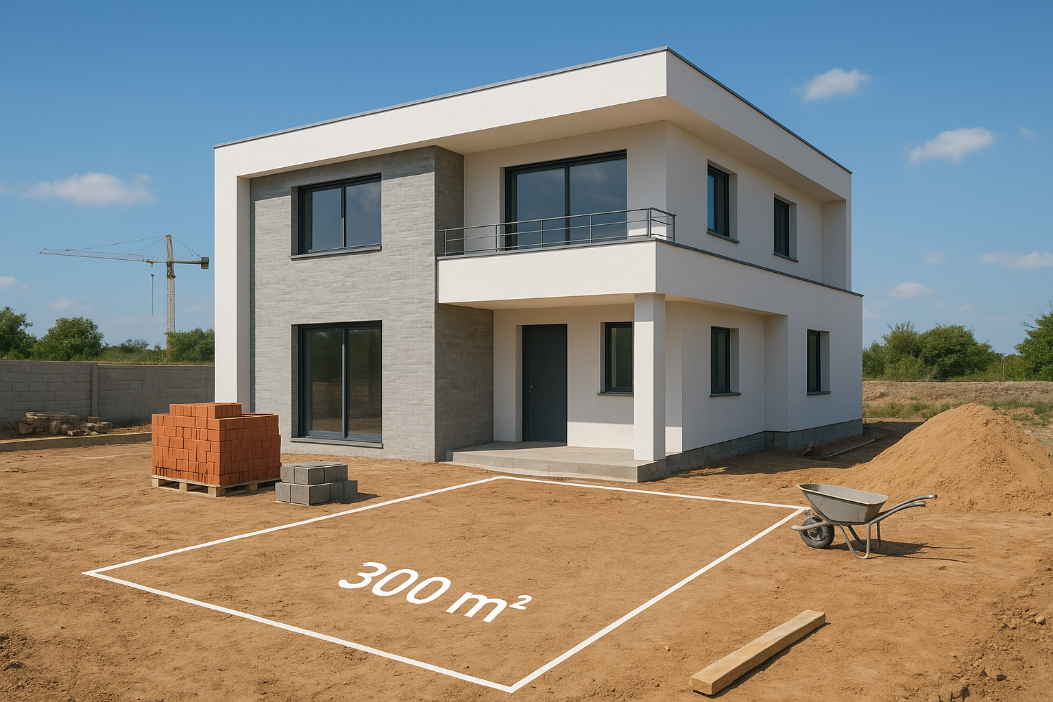 مشروع بناء فلة جديدة بمساحة - مشروع بناء جديد في المنطقة الغربية ل…