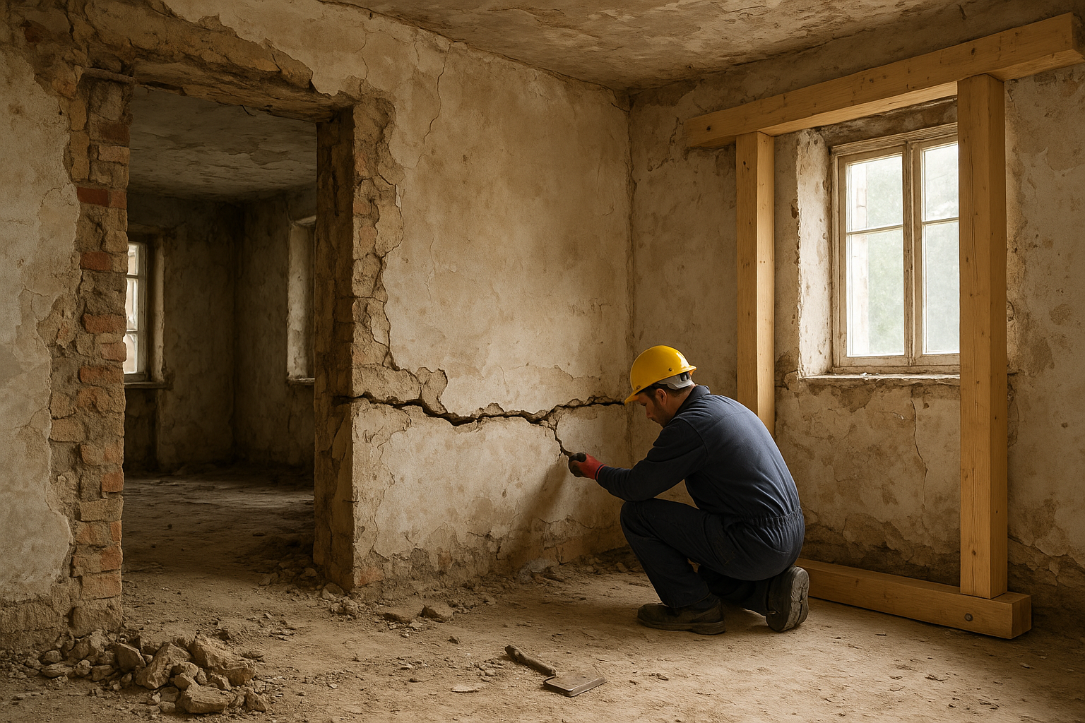 ترميم شامل لمنزل يعاني من - مشروع ترميم وصيانة في المنطقة الوسطى ل…