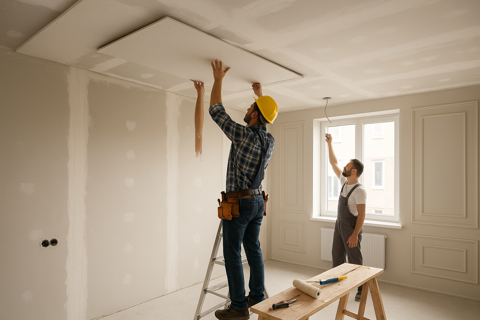 تجديد شامل لشقة: كهربائي وجبس - مشروع ترميم وصيانة في المنطقة الغر…