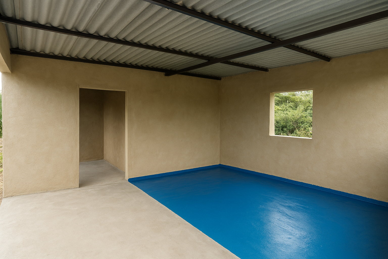 تشطيب وعزل استراحة بسقف شينكو: - مشروع تشطيب في المنطقة الوسطى لدى…