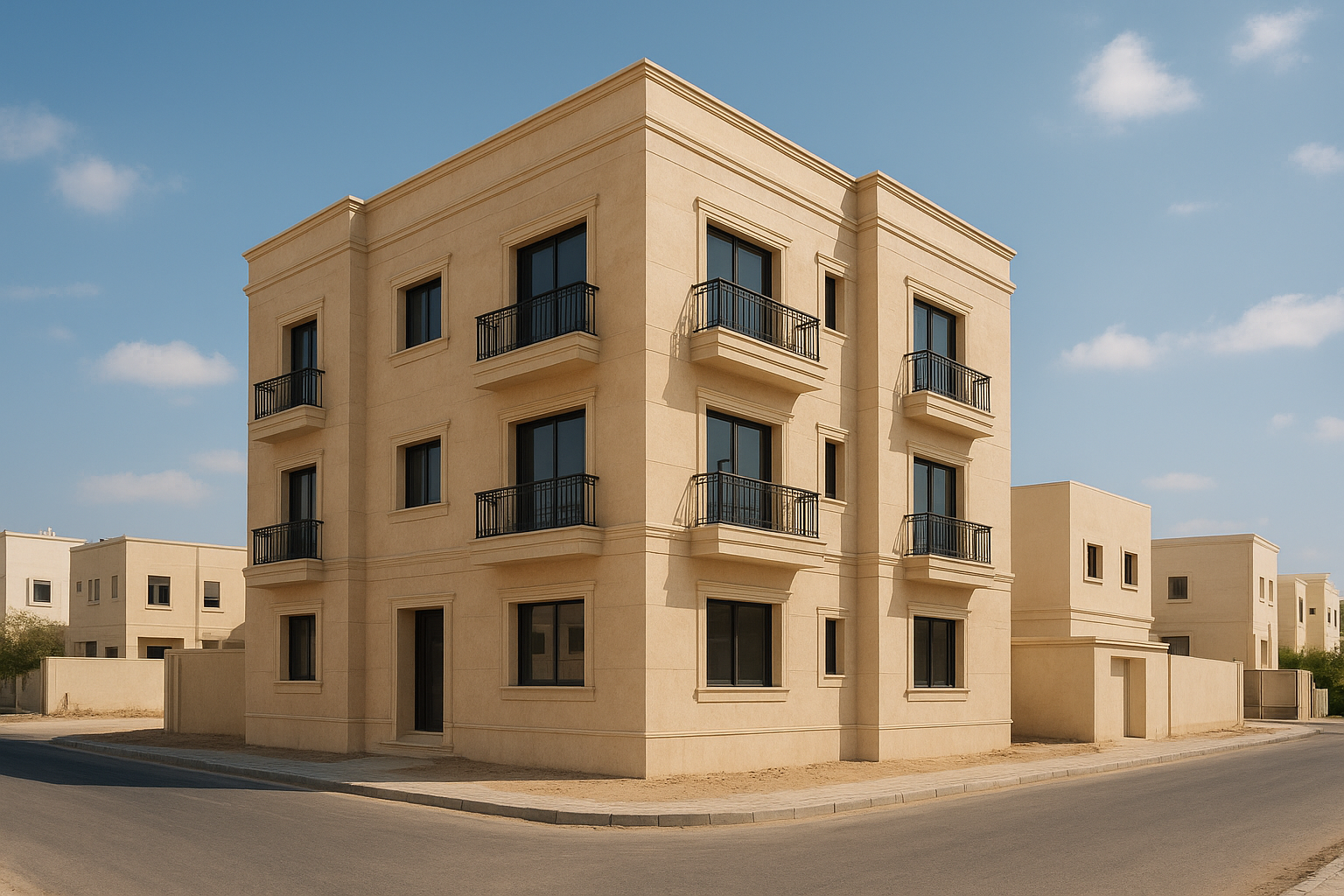 مشروع بناء جديد لفلة بواجهة - مشروع بناء جديد في المنطقة الغربية ل…