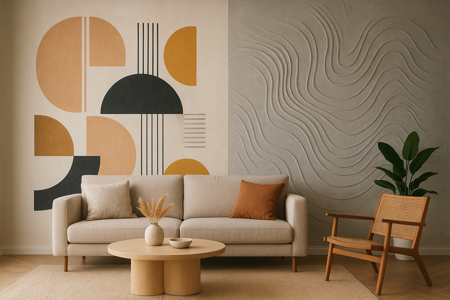 تحويل الجدران الداخلية بمفاهيم ديكور - مشروع ديكور في المنطقة الو…