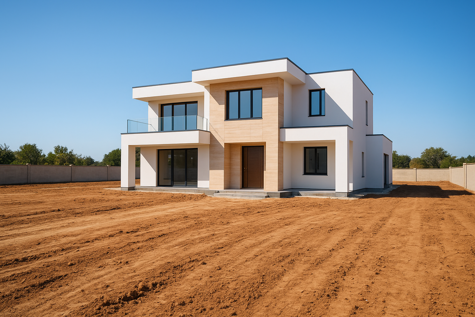 بناء فلة جديدة على مساحة - مشروع تشطيب في المنطقة الغربية لدى بواب…