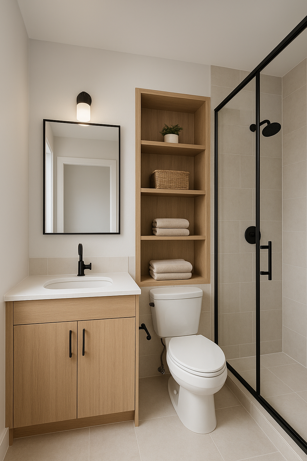 مشروع تصميم داخلي لدورة مياه - مشروع ديكور في المنطقة الشرقية لدى…