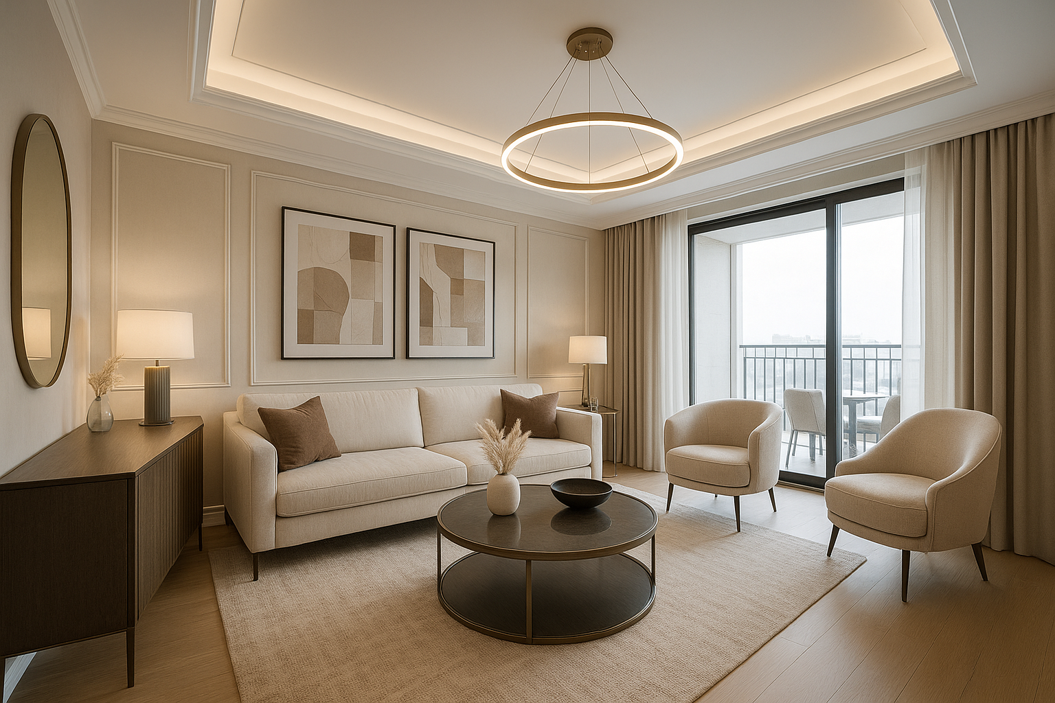 تشطيب شامل وديكورات داخلية وتأثيث - مشروع تشطيب في المنطقة الغربي…