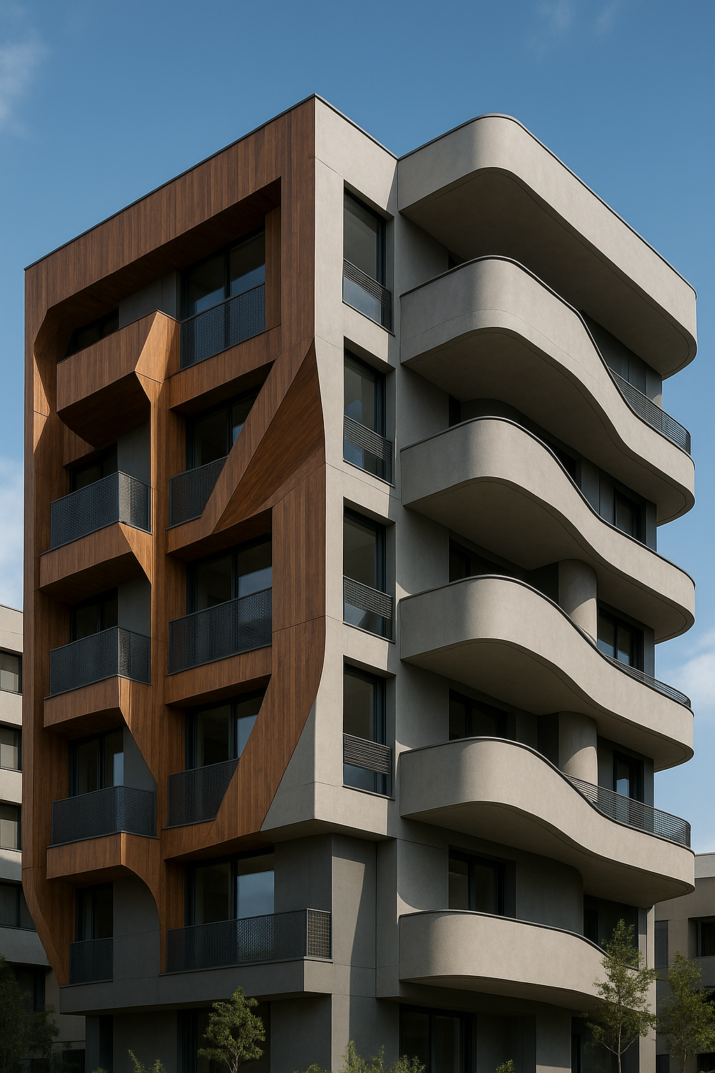 "تشطيبات مبتكرة لعمارة حديثة التصميم" - مشروع تشطيب في المنطقة الو…