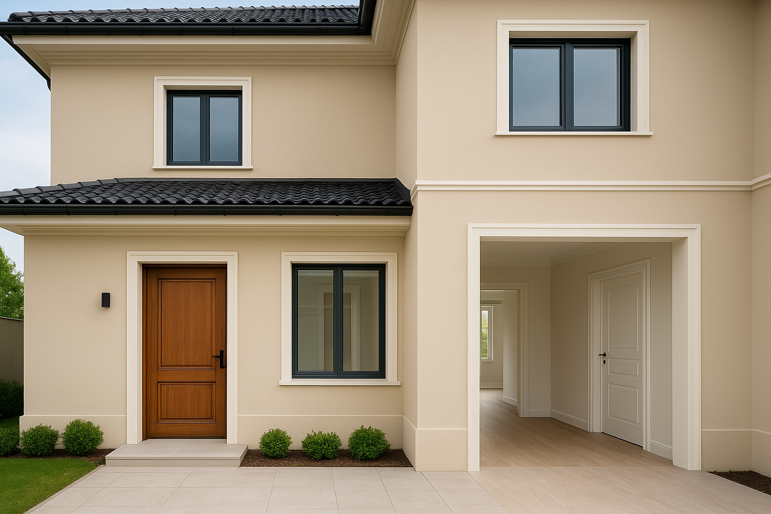 تشطيب شامل للواجهة الخارجية والديكورات - مشروع تشطيب في المنطقة ا…