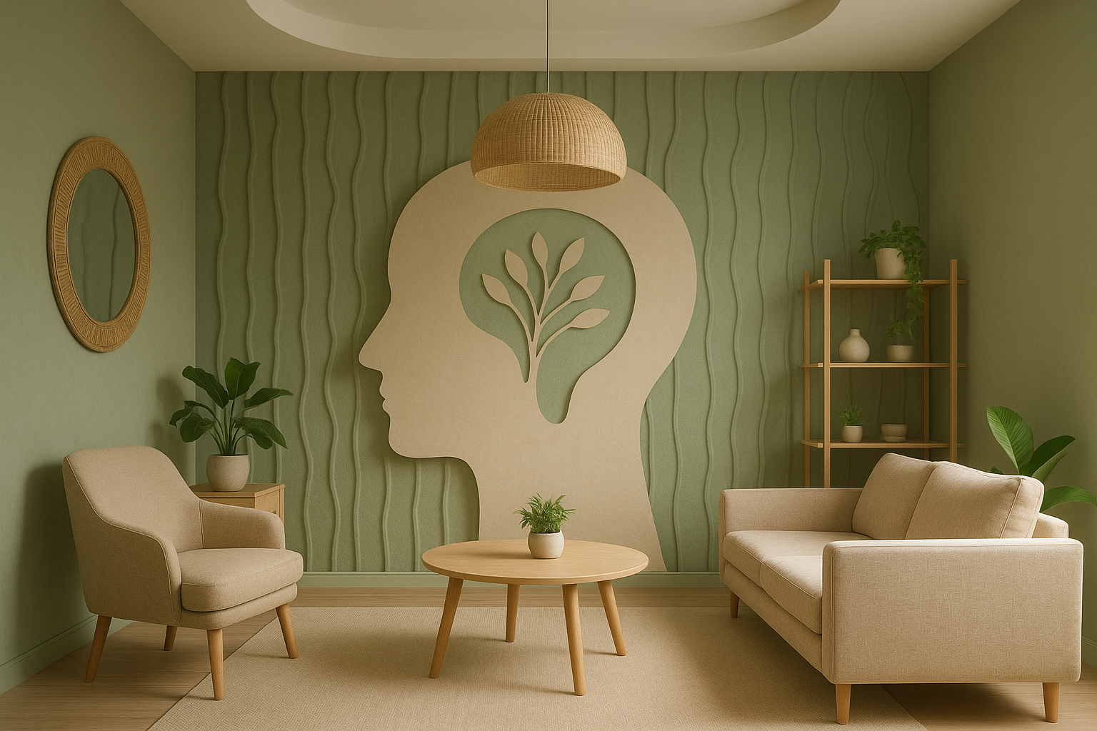 تصميم ديكور مبتكر لمركز علاج - مشروع ديكور في المنطقة الغربية لدى…