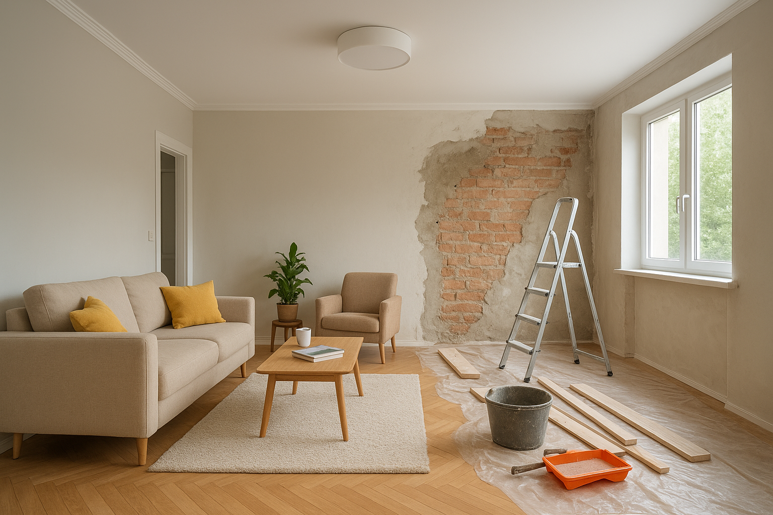 ترميم شقة سكنية: تعزيز الجودة - مشروع ترميم وصيانة في المنطقة الغر…