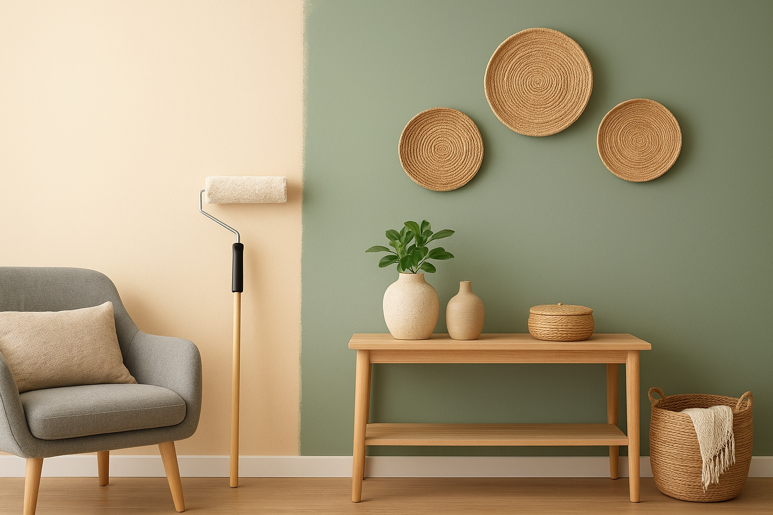 ديكور وجدران: تجديد بويه وأفكار - مشروع ديكور في المنطقة الجنوبية…