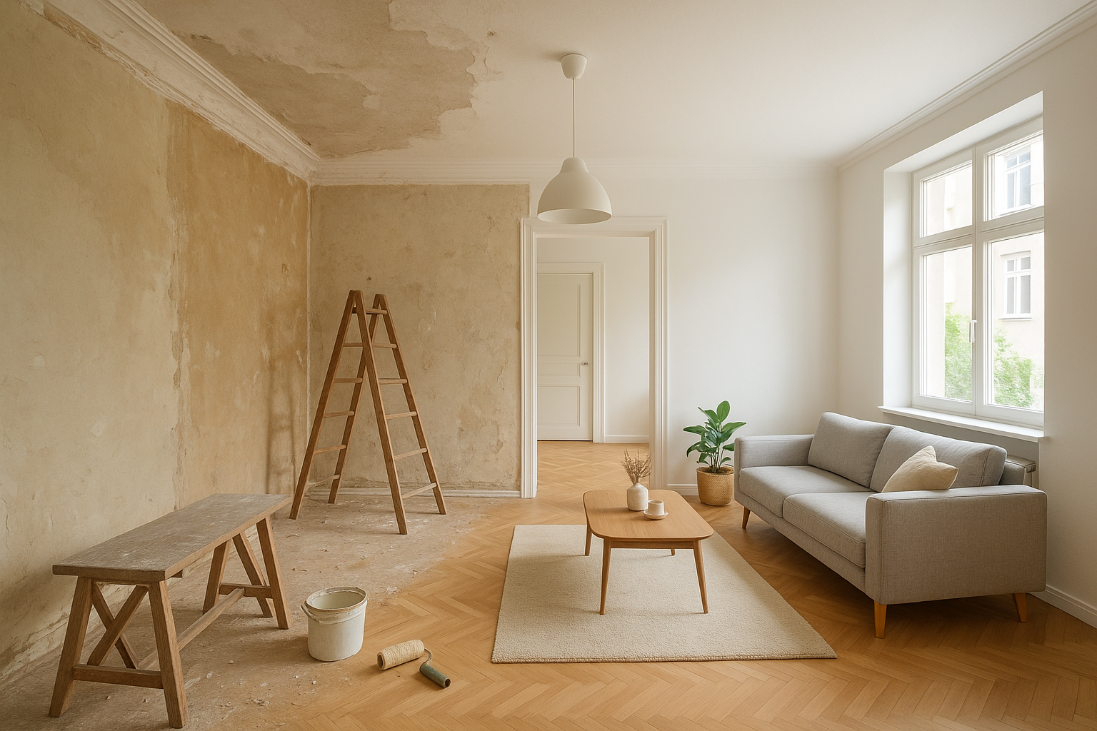 ترميم شامل لشقة: تحسين وتجديد - مشروع ترميم وصيانة في المنطقة الغر…