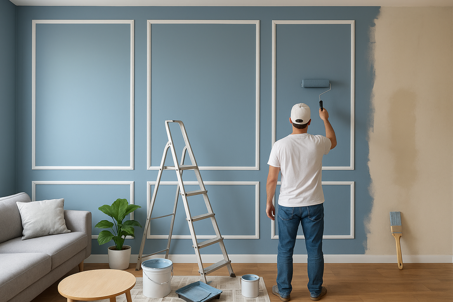 مشروع تجديد وتجميل ديكورات الجدران - مشروع ديكور في المنطقة الجنو…