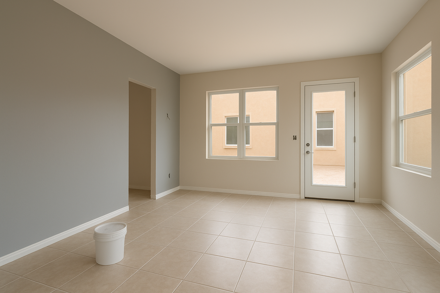 تشطيب شقة: تركيب البلاط والبوية - مشروع تشطيب في المنطقة الوسطى لد…