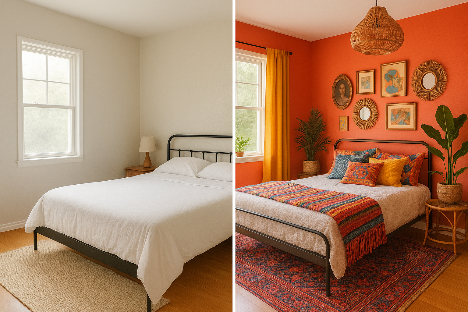 تحويل غرفة بسيطة إلى تجربة - مشروع ديكور في المنطقة الوسطى لدى بوا…