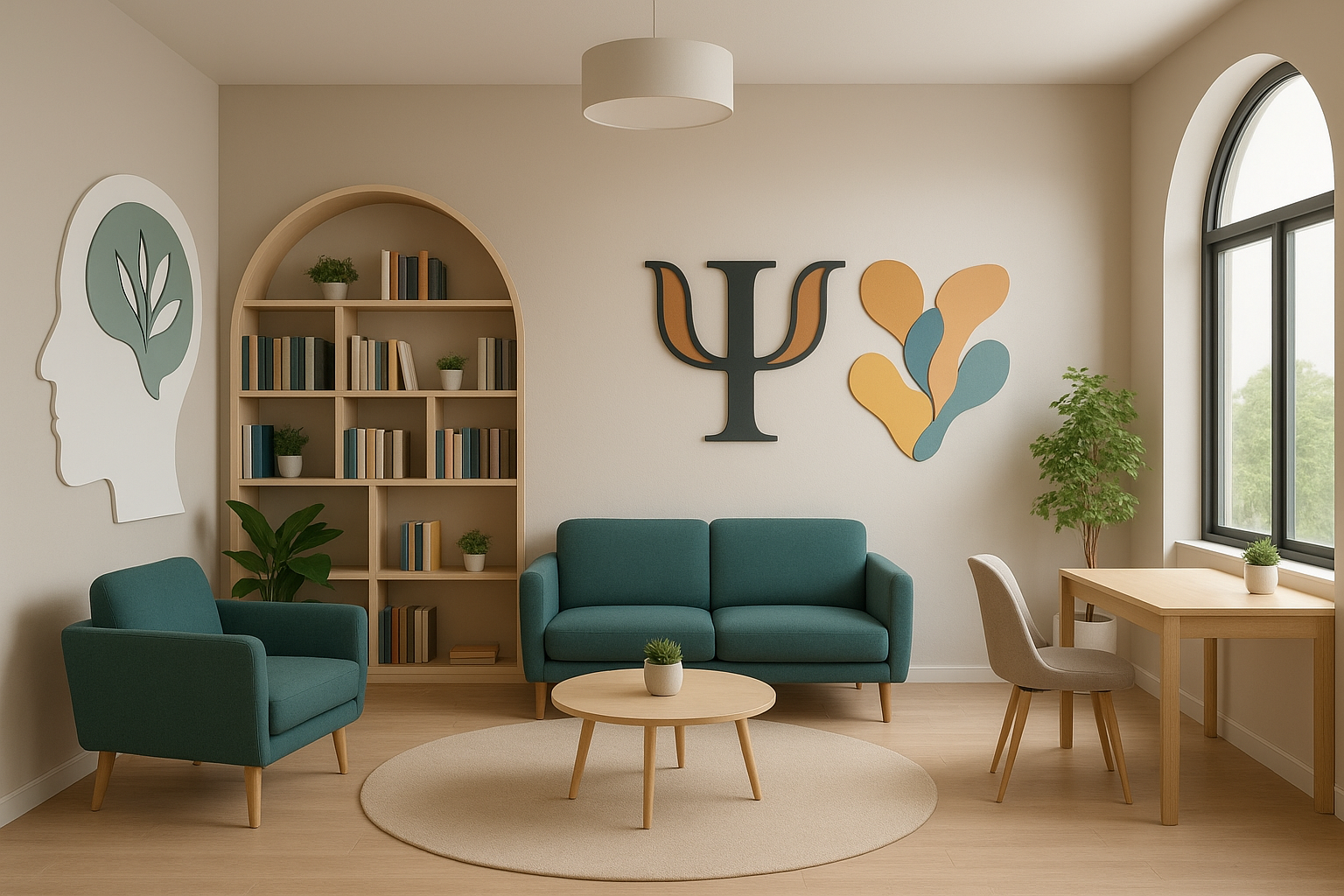 تصميم ديكور مبتكر لمركز علاج - مشروع ديكور في المنطقة الغربية لدى…