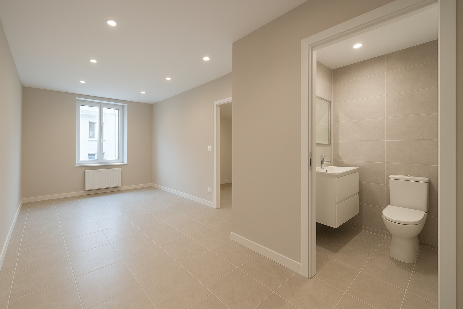 تجديد شامل لشقة: بلاط، حمامات، - مشروع ترميم وصيانة في المنطقة الغ…