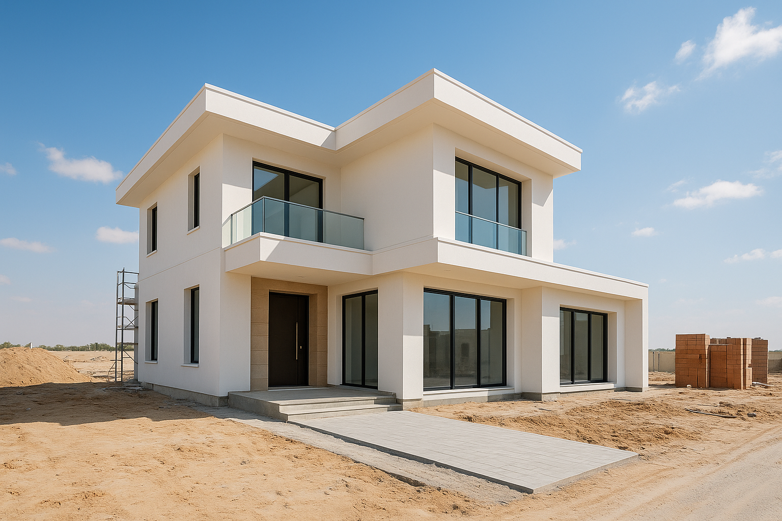 مشروع بناء فيلا جديدة تسليم - مشروع بناء جديد في المنطقة الغربية ل…