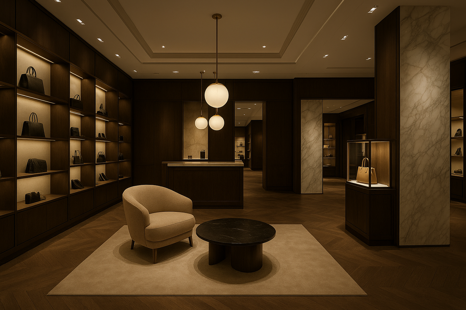 "تصميم وتنفيذ ديكور محل تجاري - مشروع ديكور في المنطقة الشرقية لدى…