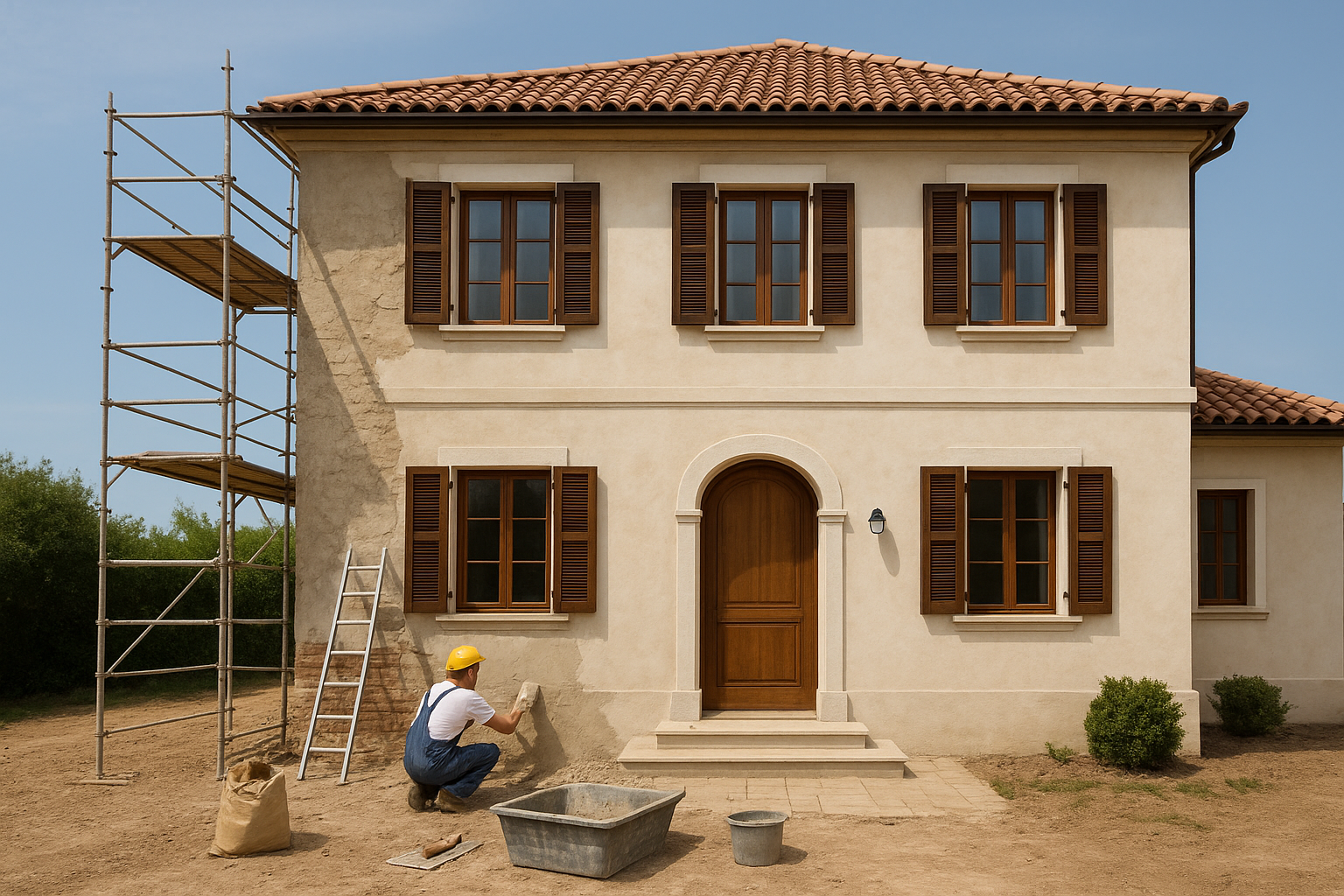 "ترميم شامل لفلا وتجديد لمظهرها - مشروع ترميم وصيانة في المنطقة ال…