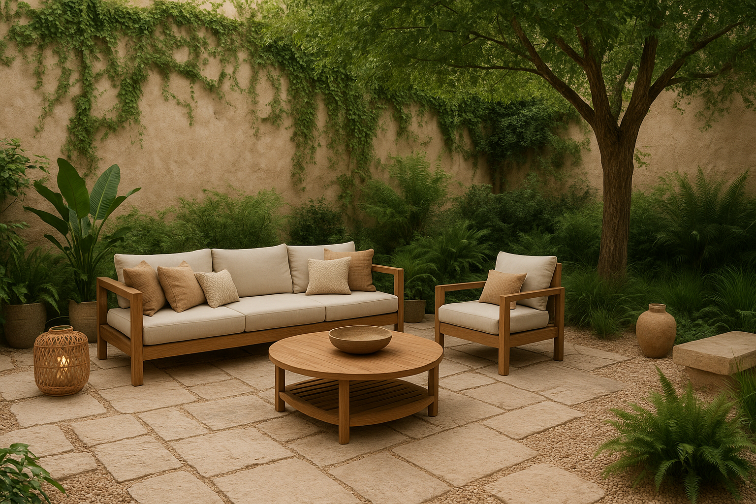 مشروع تصميم ديكور لمجلس خارجي - مشروع ديكور في المنطقة الوسطى لدى…