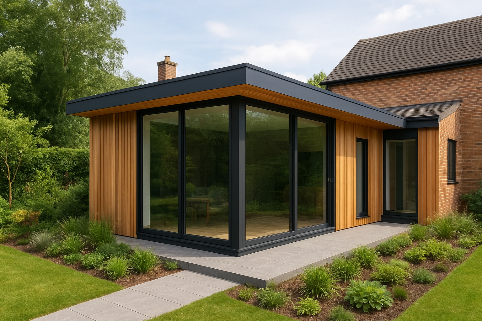 ملحق بناء جديد للمنزل - - مشروع بناء جديد في المنطقة الوسطى لدى بوا…