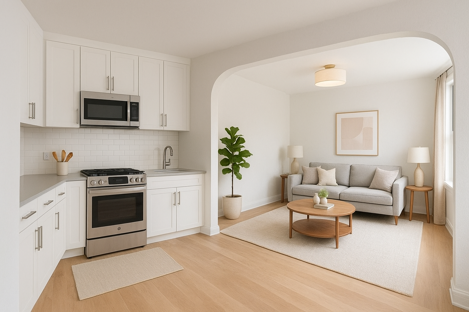 تجديد ديكور شقة بنقل المطبخ - مشروع ديكور في المنطقة الشرقية لدى ب…