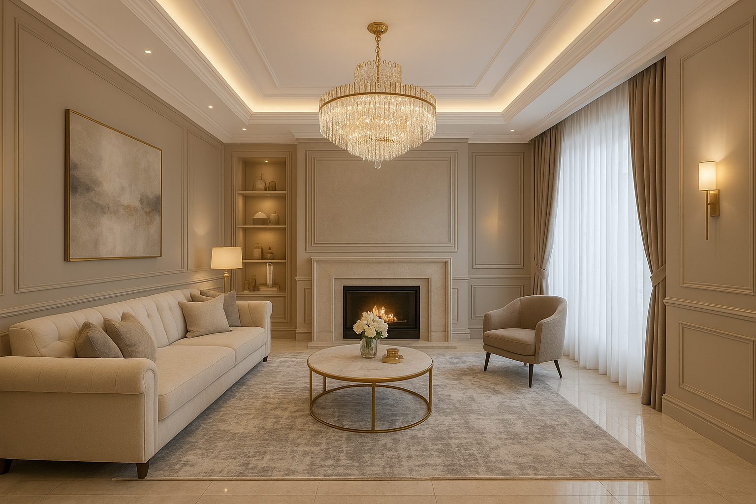 تشطيب كامل لفيلتك: الأعمال تشمل - مشروع تشطيب في المنطقة الوسطى لد…