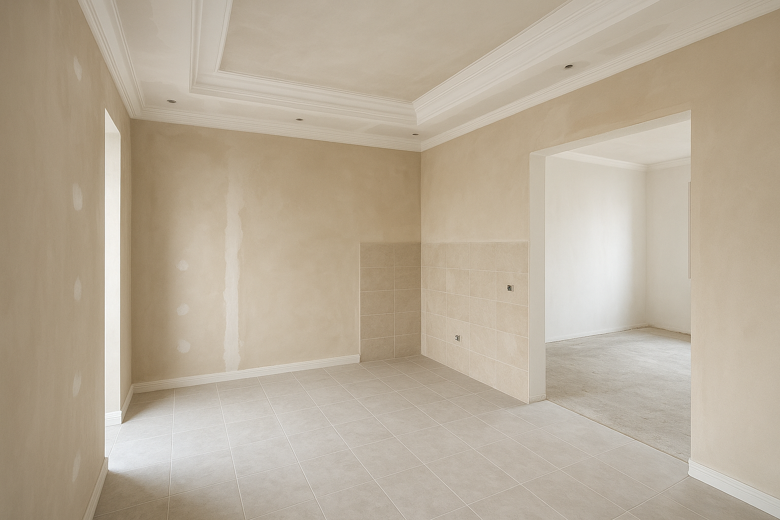 تشطيب شقة جديدة تشمل أعمال - مشروع تشطيب في المنطقة الوسطى لدى بوا…