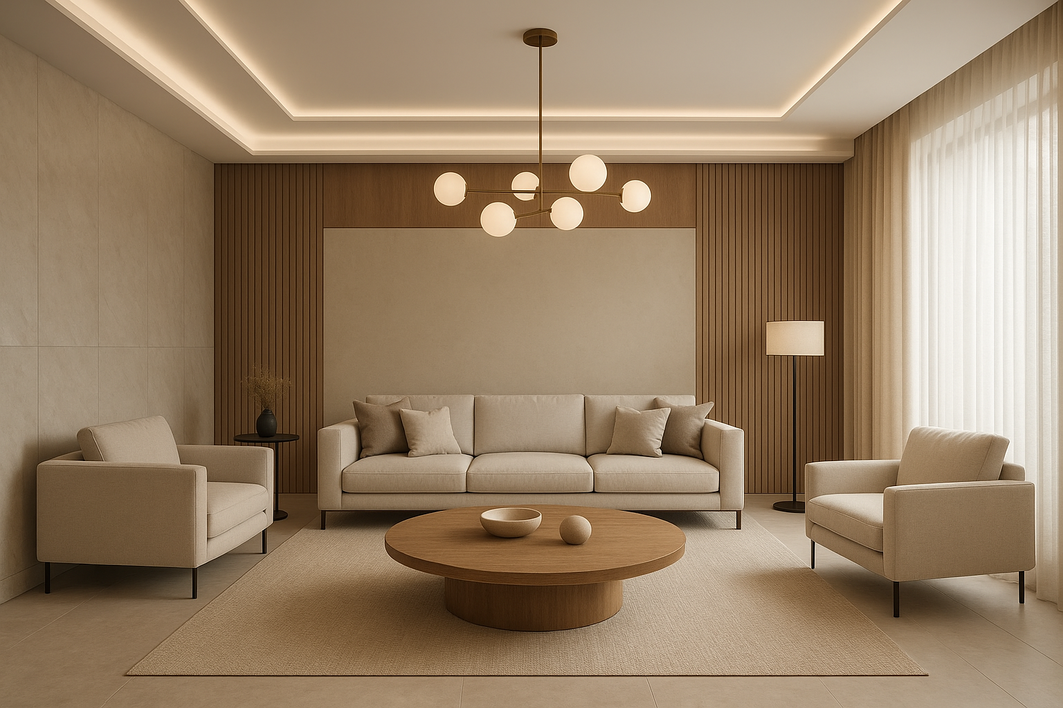 تشطيب مجلس فاخر بأسلوب عصري - مشروع تشطيب في المنطقة الغربية لدى ب…