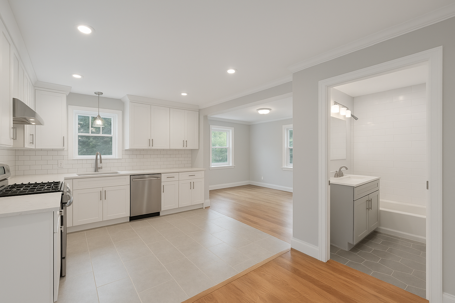 تجديد شامل للمنزل: تحويل التصميم - مشروع ترميم وصيانة في المنطقة ا…