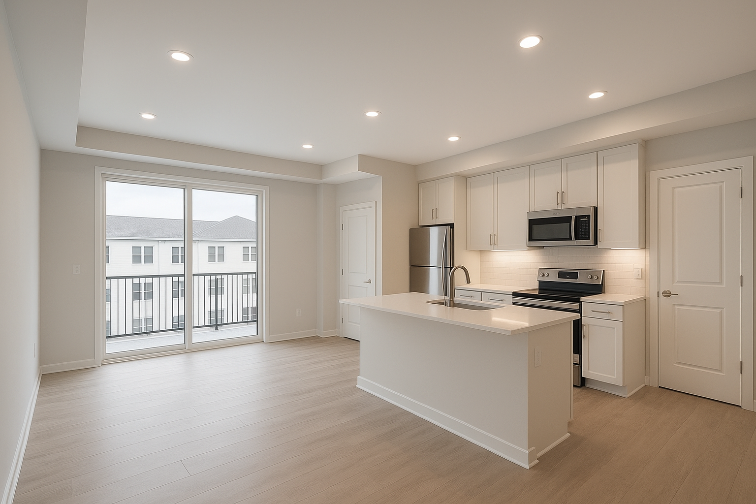 تشطيب شامل لشقة حديثة البناء. - مشروع تشطيب في المنطقة الجنوبية لد…