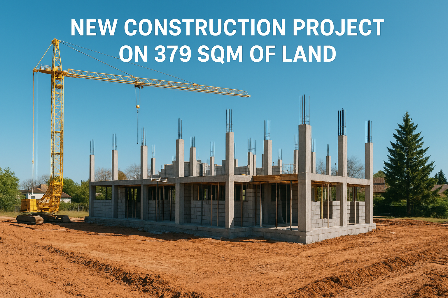 "مشروع بناء جديد على أرض - مشروع بناء جديد في المنطقة الوسطى لدى بو…