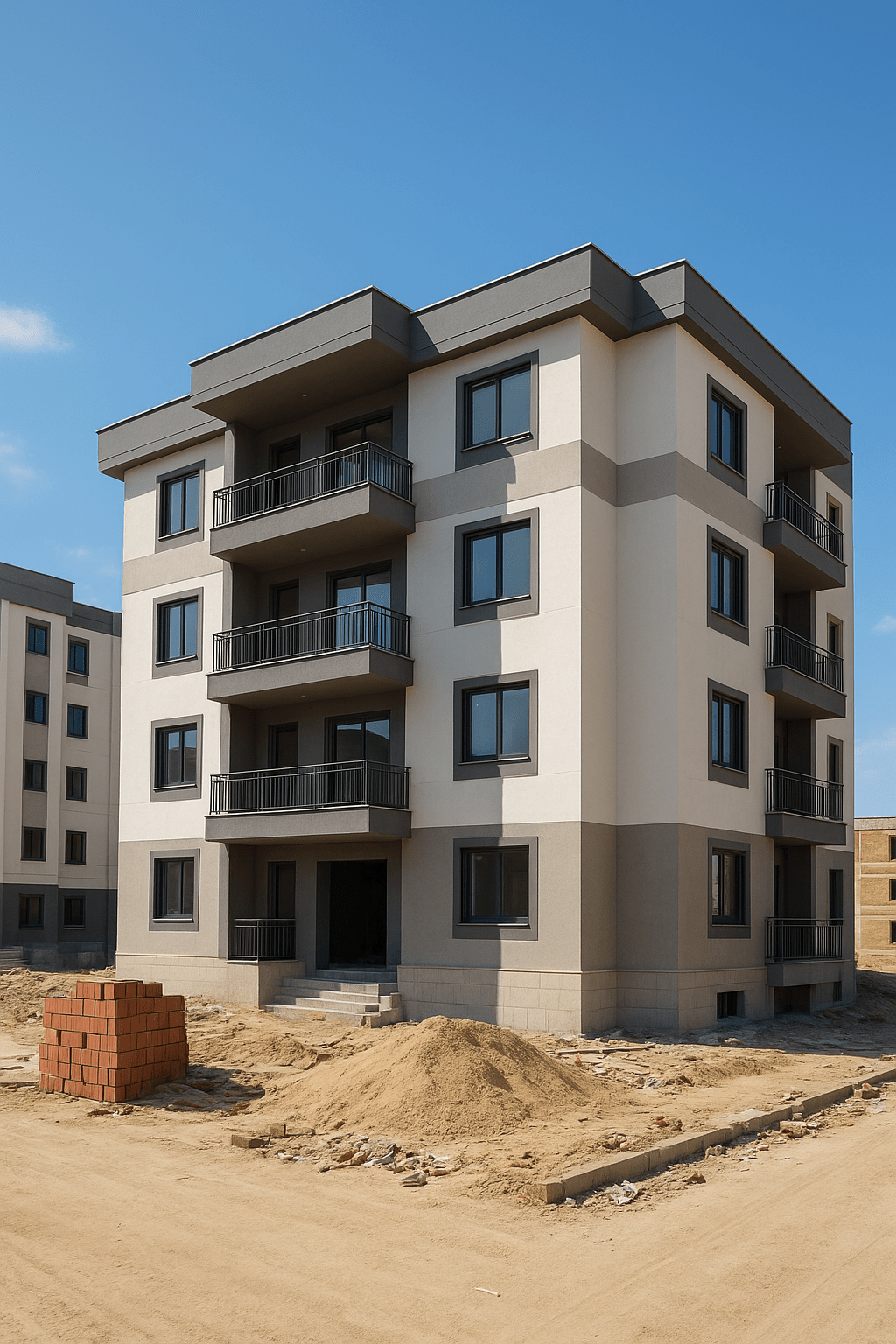 مشروع تشطيب شامل لعمارة سكنية - مشروع تشطيب في المنطقة الوسطى لدى…