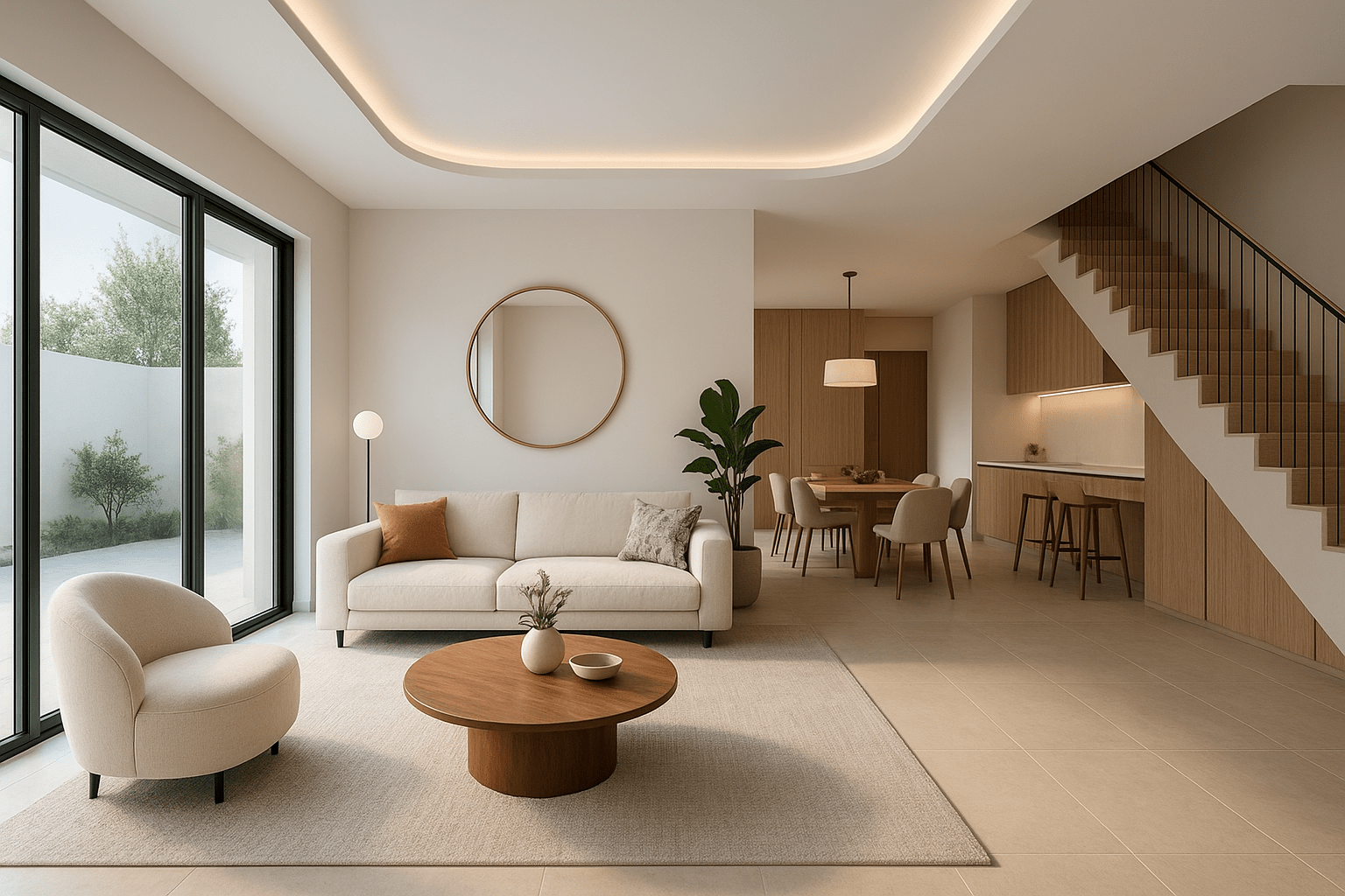 تصميم داخلي مبتكر لدور جديد - مشروع ديكور في المنطقة الجنوبية لدى…