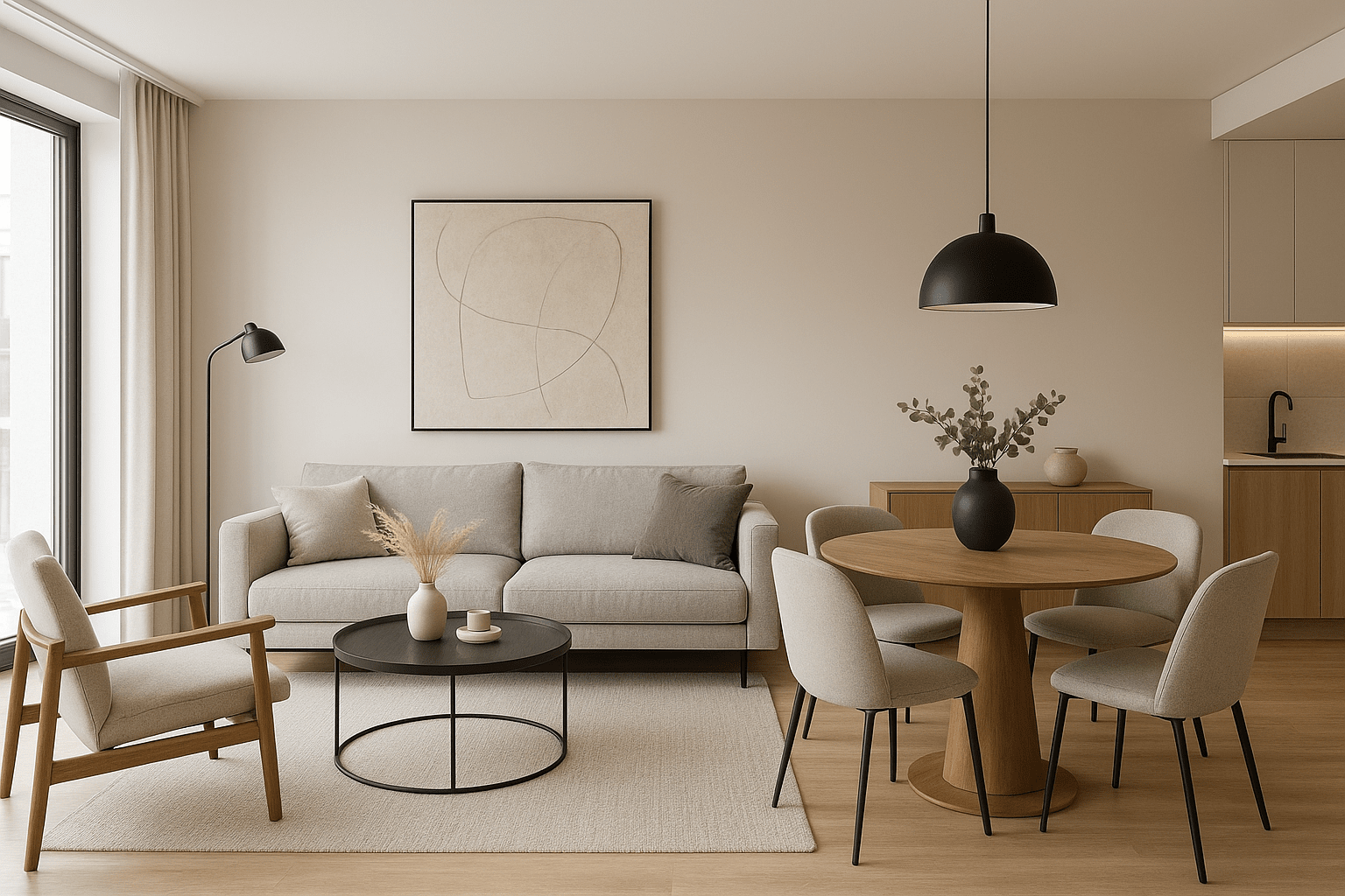 تصميم ديكور شامل لشقة جديدة - مشروع ديكور في المنطقة الغربية لدى ب…