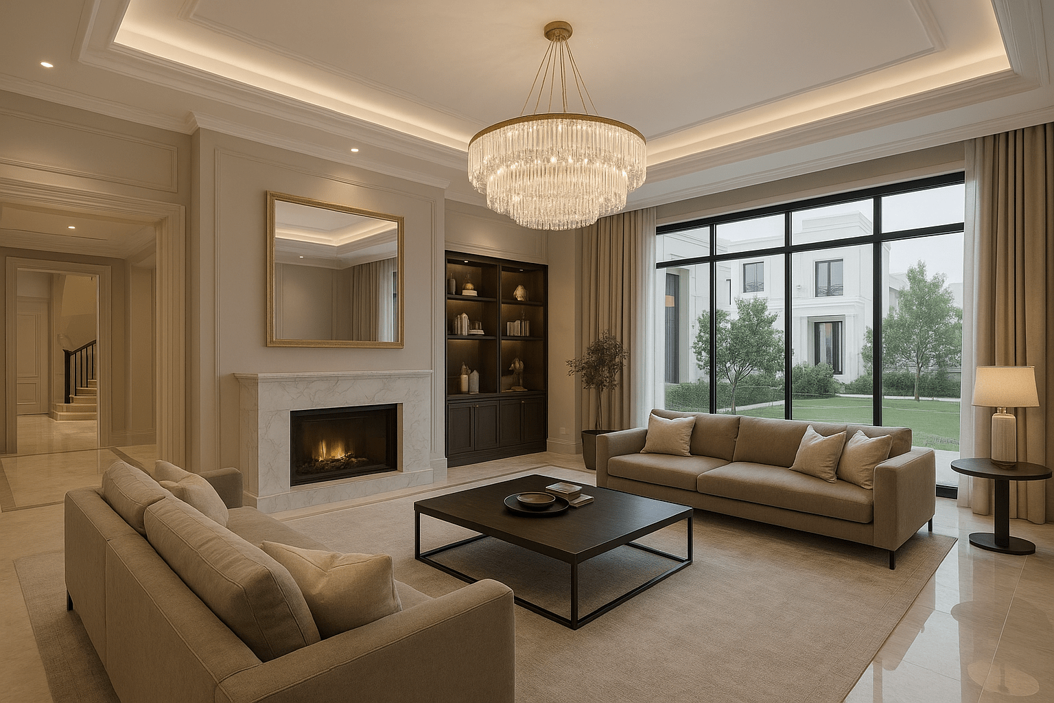 مشروع تصميم داخلي فخم لفيلا - مشروع ديكور في المنطقة الغربية لدى ب…