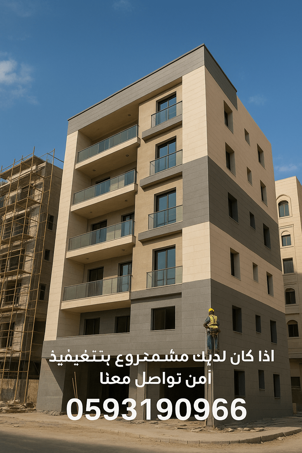تشطيب عمارة حديثة العهد بمكة - مشروع تشطيب في المنطقة الغربية لدى…