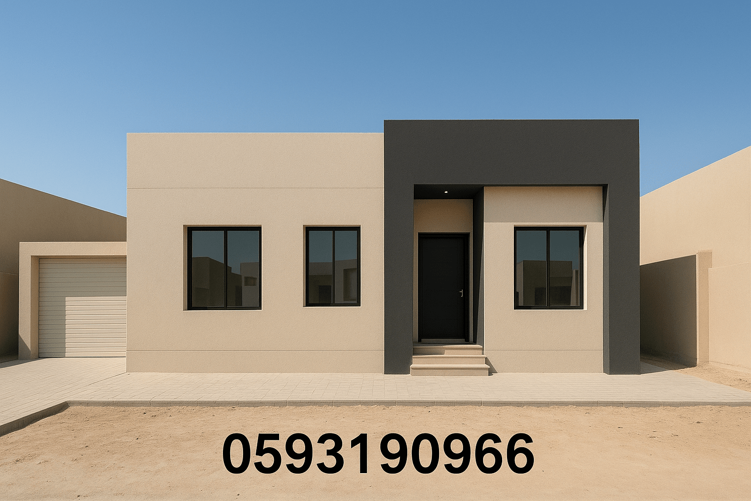 بناء جديد لمساحة 315 م² - مشروع تشطيب في المنطقة الغربية لدى بوابات…