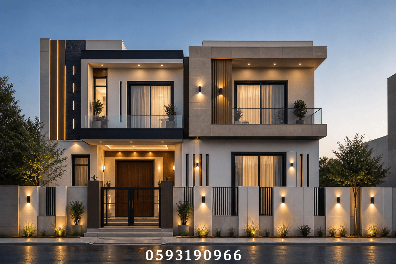 تشطيب متميز لمبنى سكني مكون - مشروع تشطيب في المنطقة الغربية لدى ب…