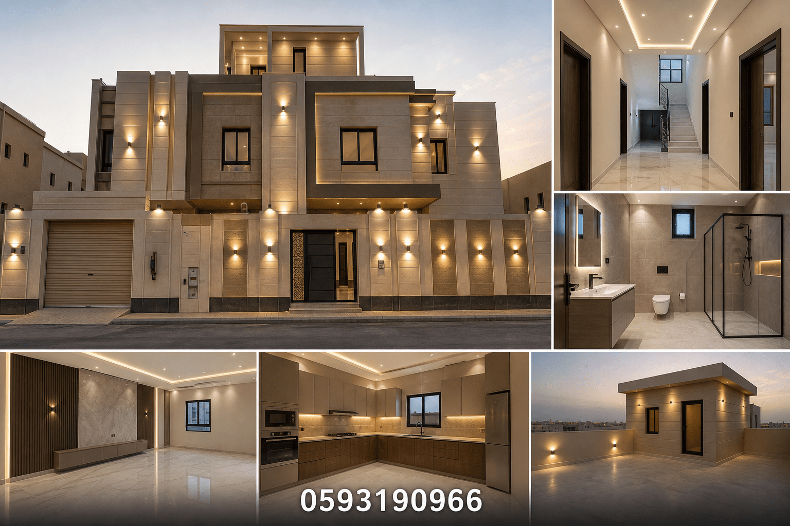تشطيب عمارة سكنية دورين مع - مشروع تشطيب في المنطقة الغربية لدى بو…