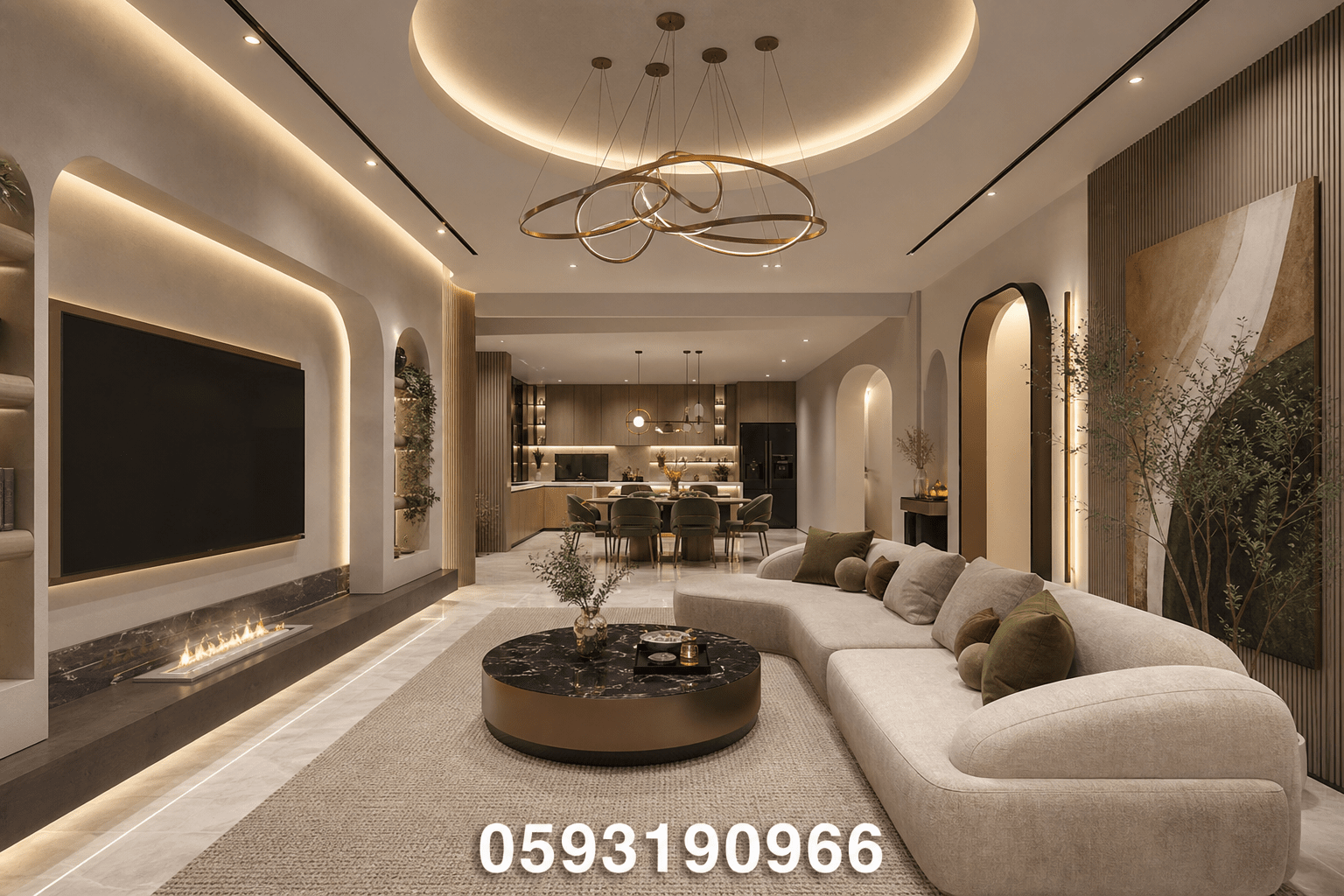 تصميم داخلي مبتكر لشقة تحتاج - مشروع تشطيب في المنطقة الغربية لدى…